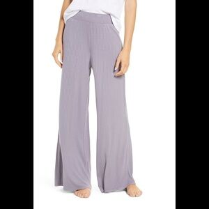 SOCIALITE Rib Wide Leg Lounge Pants